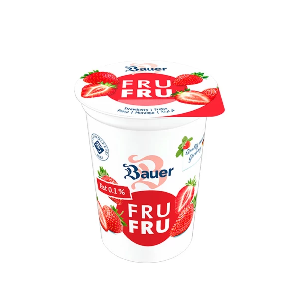FruFru Иогурт клубничный  0,1% 500 г - image 1