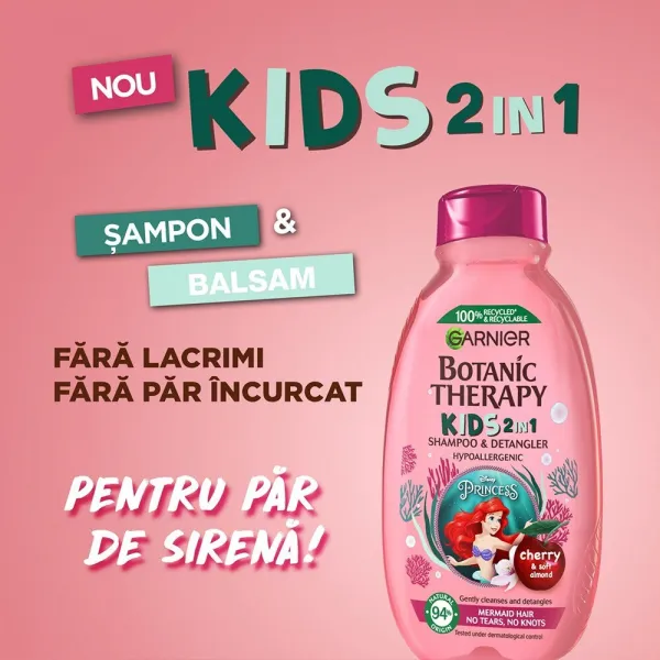 Botanic Therapy Disney Шампунь 2в1 Детский Вишня 250 мл - image 3