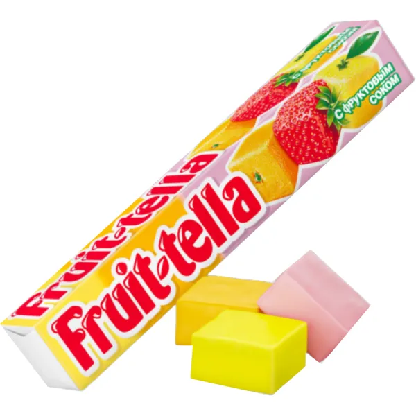 Жевательные конфеты Fruit-tella Perfetti Ассорти 41 г - image 2