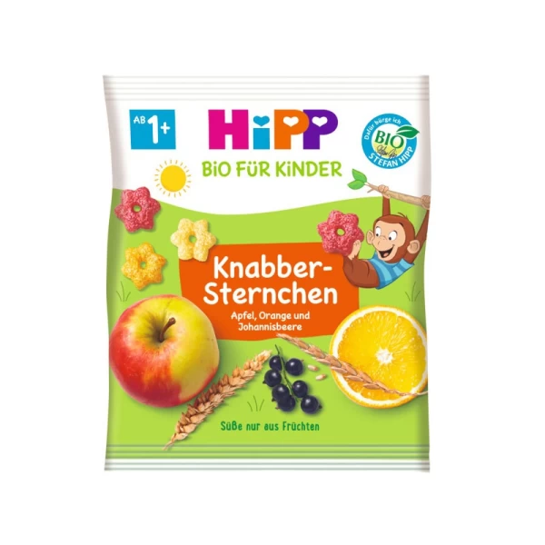 HiPP Хрустящие звездочки Kinder с фруктами (12+ мес.), 30 г - image 1