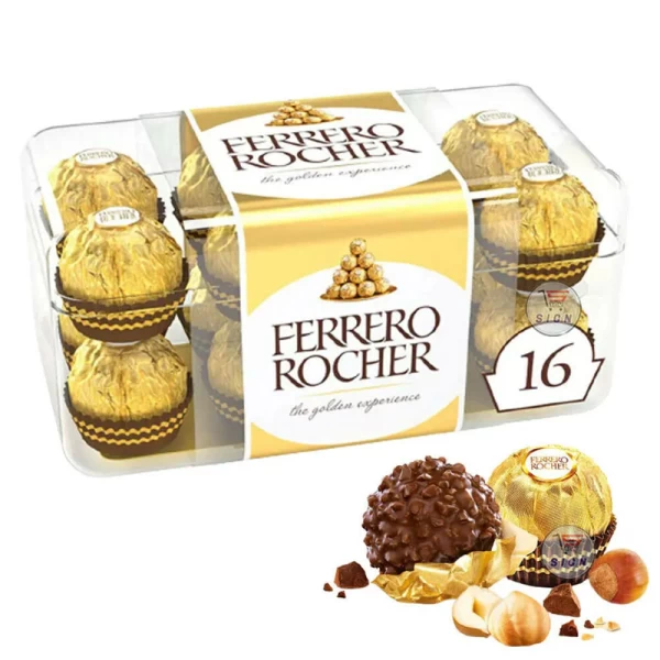 Ferrero Rocher Конфеты, 16 штуки, 200 г - image 2