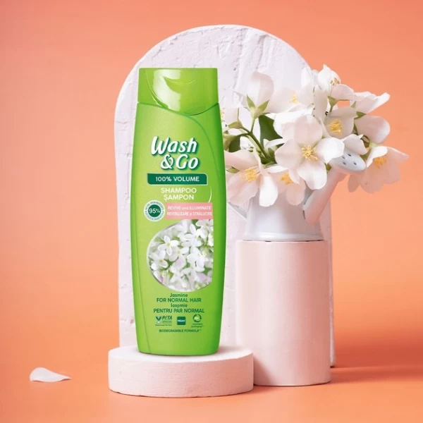 Wash&Go Sampon 675ml cu extract de Iasomie - image 3