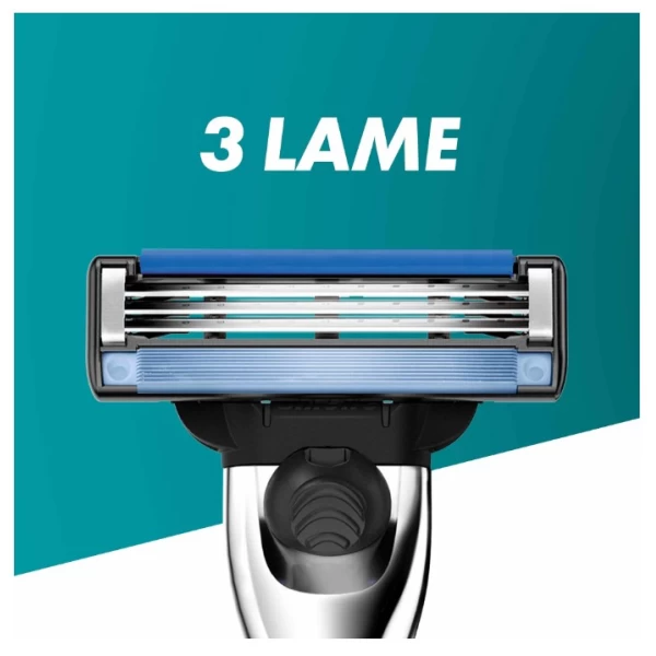 Gillette Rezerve aparat de ras Mach3 Turbo Aloe 5 buc - image 5