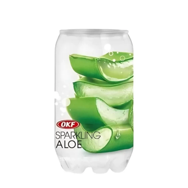 Okf Bautura carbogazoasa din aloe 350 ml - image 1