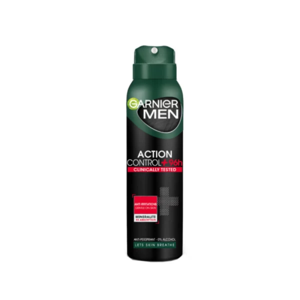 Дезодорант-антиперспирант-спрей Garnier Mineral Action Control Clinically Tested для мужчин, 150 мл - image 1