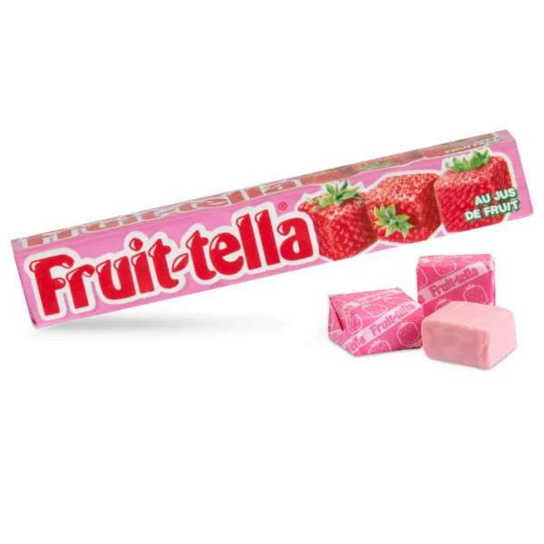 Bomboane de mestecat Fruit-tella Strawberry Yoghurt 41g - image 2