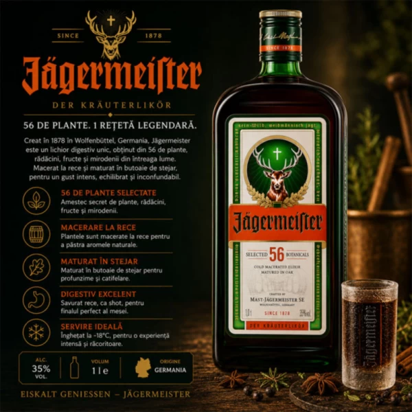 Jagermeister Дижестив 35 % 1 л - image 2