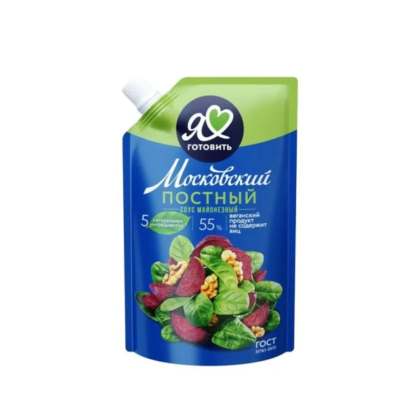 Sos de maioneza Moskovskii provansal de post 55%, 390ml - image 1