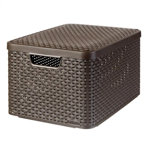 Cos cu capac STYLE L 43.5*32.5cm Maro - image 1