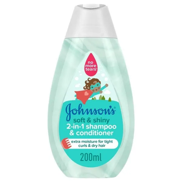 Шампунь и кондиционер 2 в 1 Johnson's Baby 200 мл - image 2
