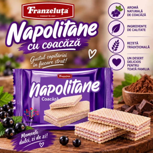 Franzeluta Вафли с черникой 200 г - image 2