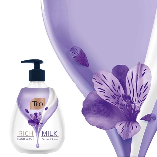 TEO Rich Milk Жидкое мыло 400мл Sensual Care - image 2