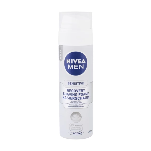 Nivea Spuma de ras Recovery Men Sensitive, 200 ml - image 1