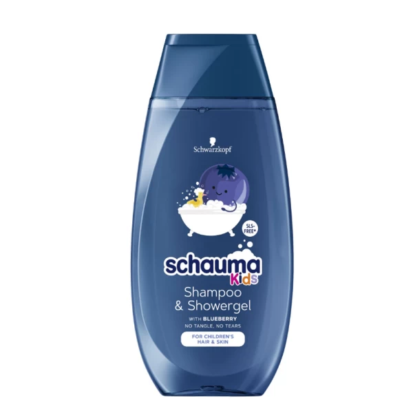 Schauma Kids Sampon & Gel 250ml cu extract de afine - image 1