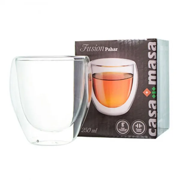 Pahar perete dublu FUSION 250 ml - image 1