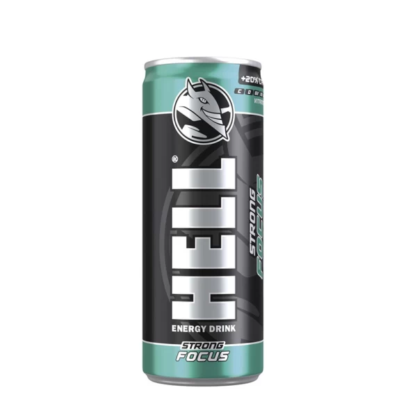 Упаковка энергетического напитка Hell Energy Focus Strong 0.25 мл - image 1