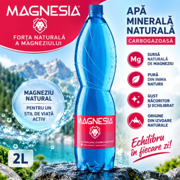 Magnesia Природная газированная минераьная вода 1.5л - image 3
