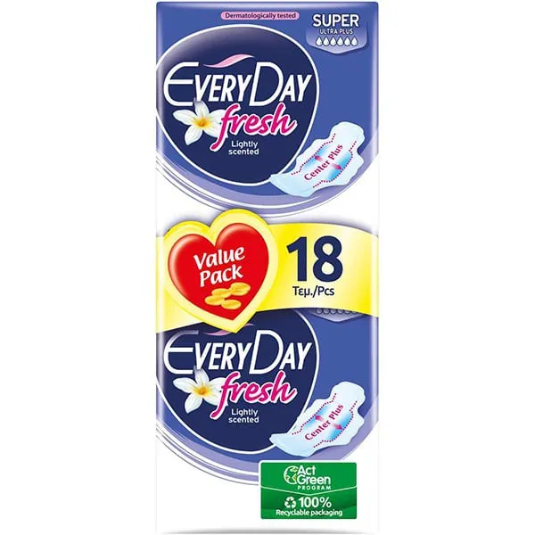 Everyday Absorbante Fresh ultra plus super 18buc - image 1