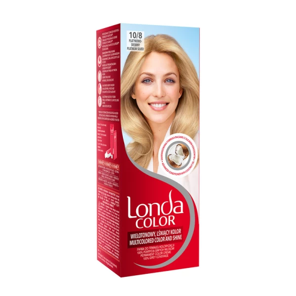 Краска для волос LONDA COLOR 10/8 Серебристый, 110 мл - image 1