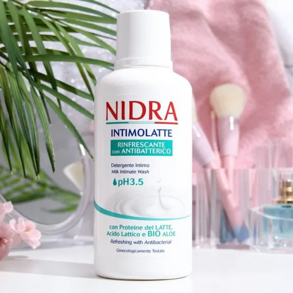 Nidra Sapun lichid intim 300ml calmant si hidratant Latte - image 2