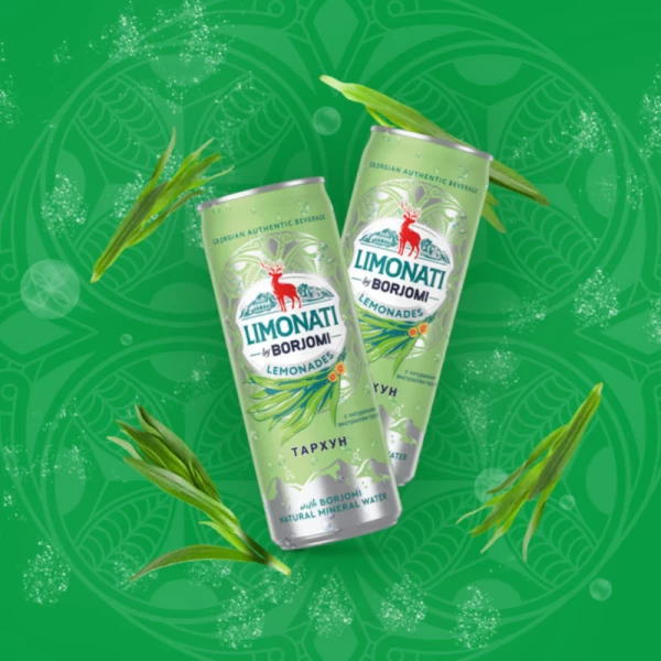 Лимонад Borjomi limonati Тархун 330 мл - image 3