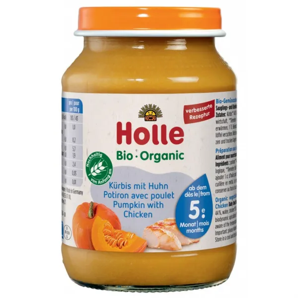 Holle Piure de pui cu dovleac (5m+) 190g - image 1