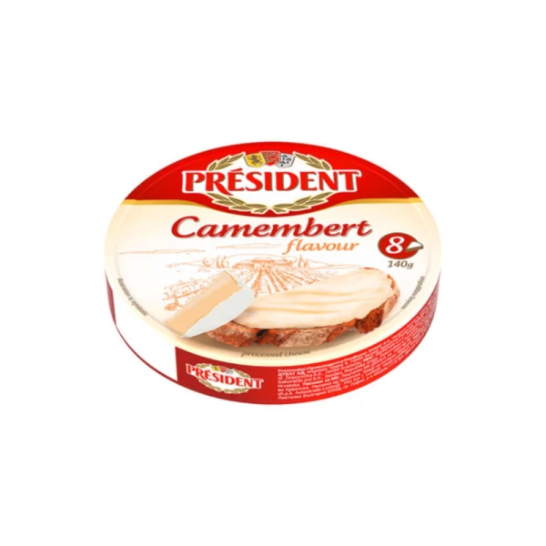 President Branza topita Camembert 35%, 140 g - image 1