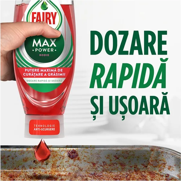 Fairy Detergent de vase Max Power 650ml Pomegranate - image 2