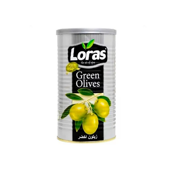 LORAS Зеленые оливки со косточкой 430 г - image 1