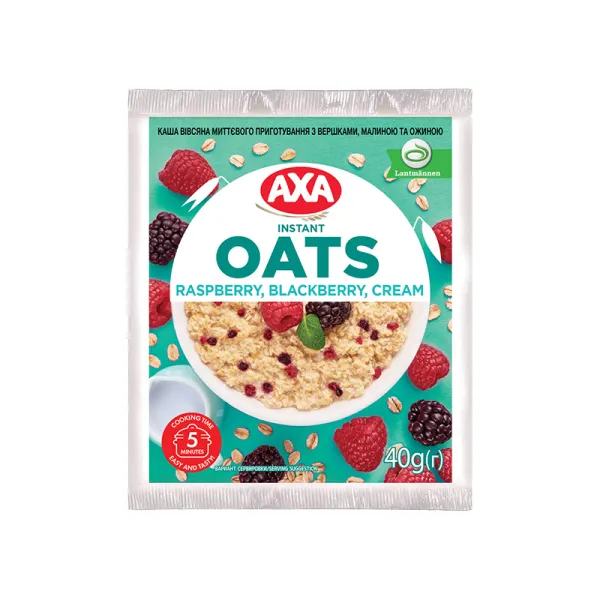 AXA Terci instant de ovaz cu frisca si mure 40g - image 1