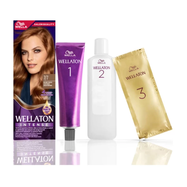 Wellaton Vopsea de par Blond Mediu Castaniu 7/7 - image 2