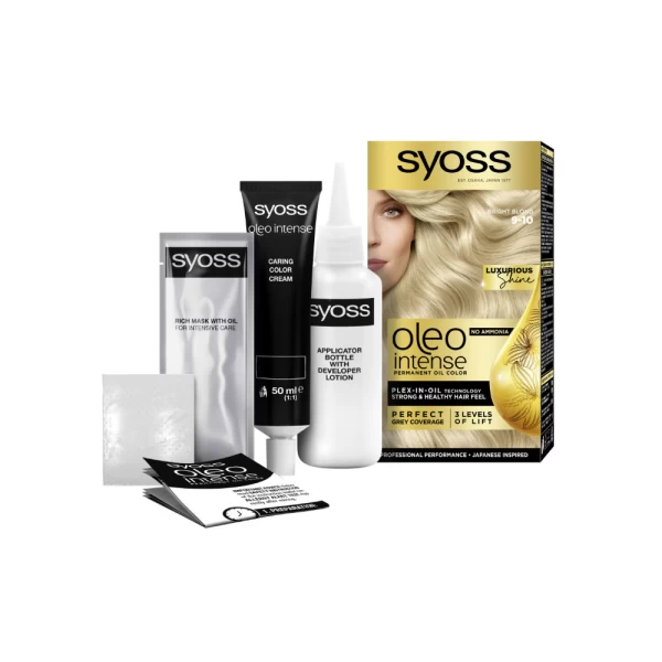 Syoss Oleo Intense Vopsea de par 9-10 Blond stralucitor - image 2
