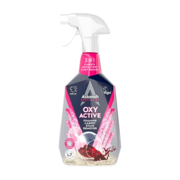 Astonish Spray spumant pentru indepartarea petelor Oxy Active pentru covoare 750 ml - image 1