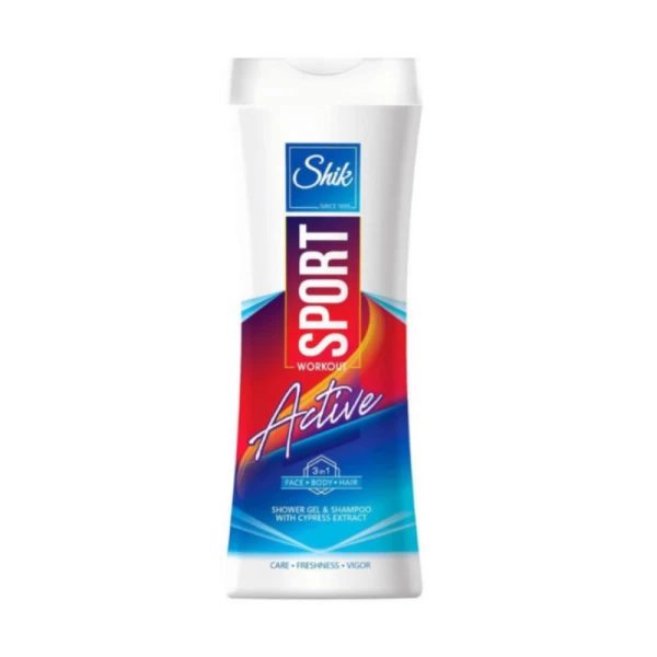 Shik gel-sampon pentru barbati 300 ml Sport Active - image 1