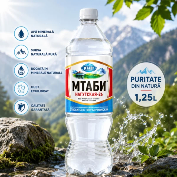 Mtabi Apa minerala carbogazoasă medicinală 1.25L - image 2