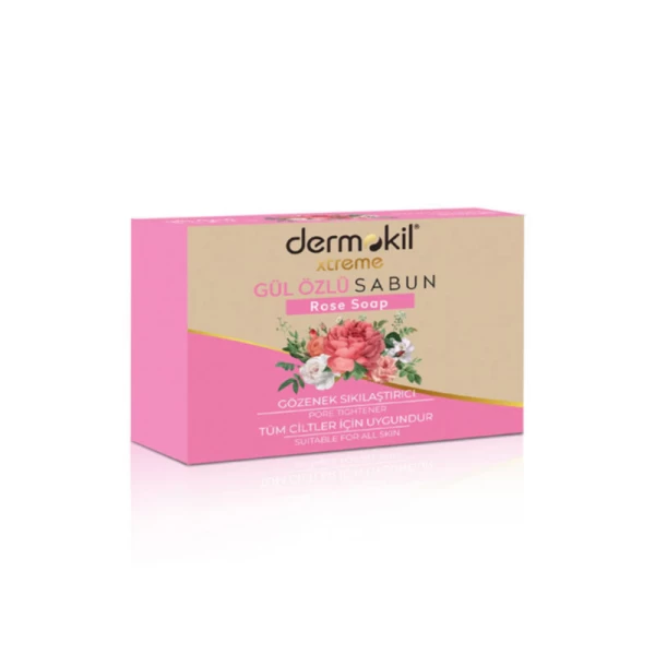 Dermokil sapun solid natural 100 g cu extract de trandafir - image 1