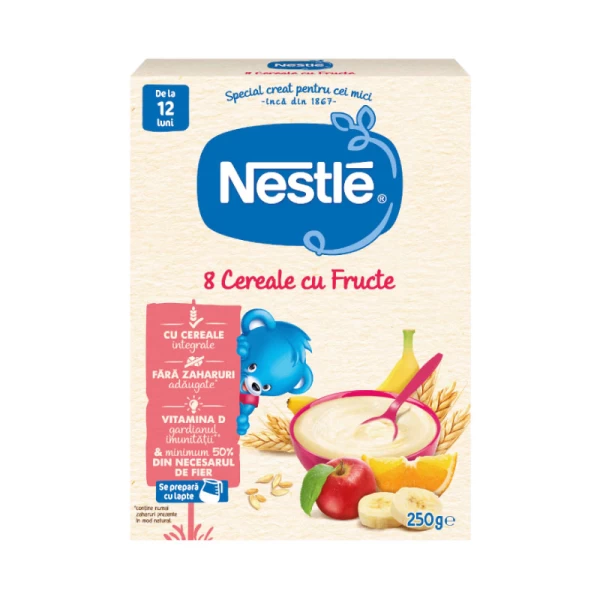 Nestle Terci 8 cereale cu fructe 250g (12+ luni) - image 2