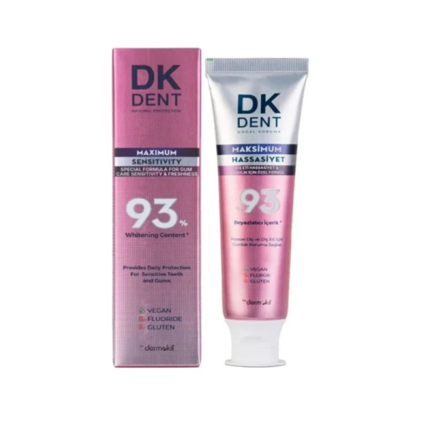 Dk Dent Pasta de dinti 93% Sensitive 75ml - image 1