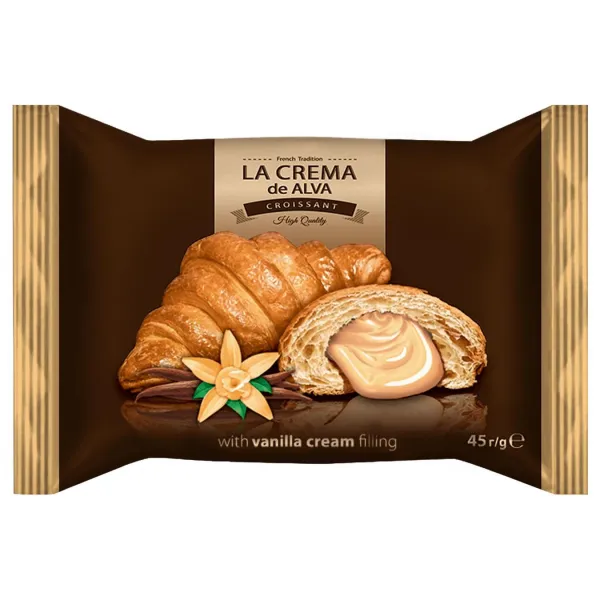 Круассан с ванильным кремом La Crema 45гр - image 1