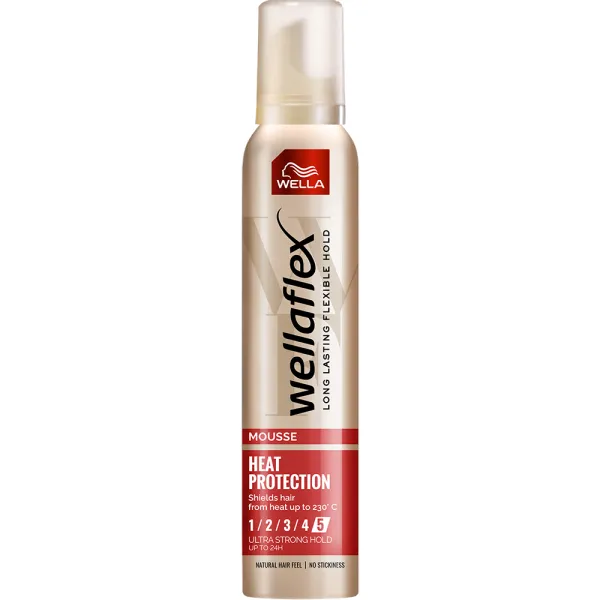 Wellaflex Spuma de par 200ml Heat Protection Ultra Strong - image 1
