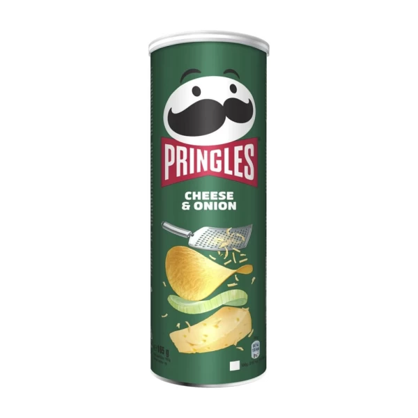 Pringles Чипсы со вкусом сыра и лука 165г - image 1