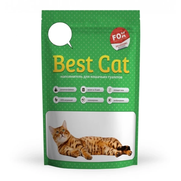Așternut absorbant cu silicagel pentru pisici Best Cat cu aromă 7,2 L - image 1