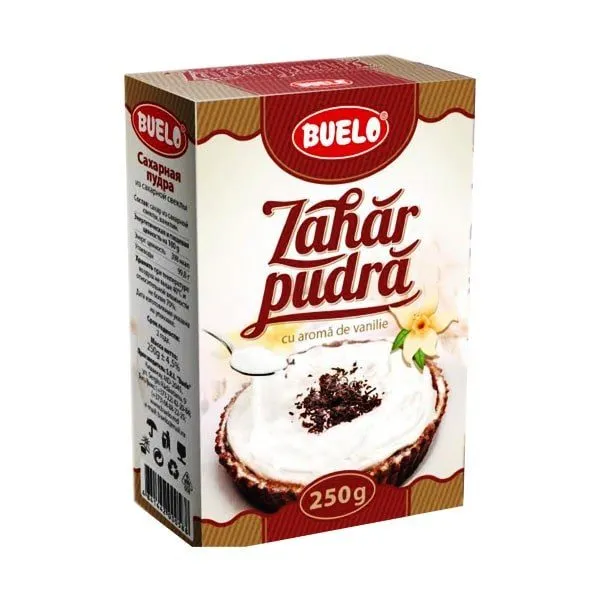 Buelo Zahar pudra (farin) cu Vanilie 250g cutie - image 1