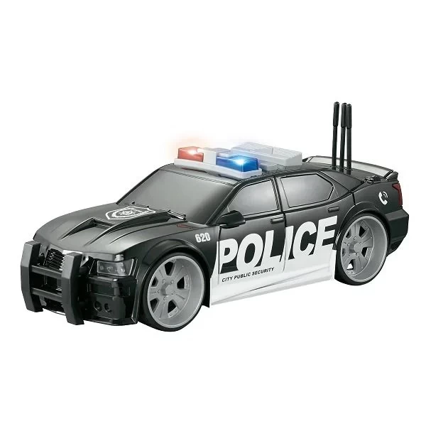 Masina cu inertie Wenyi Police Negru 1:16 - image 2