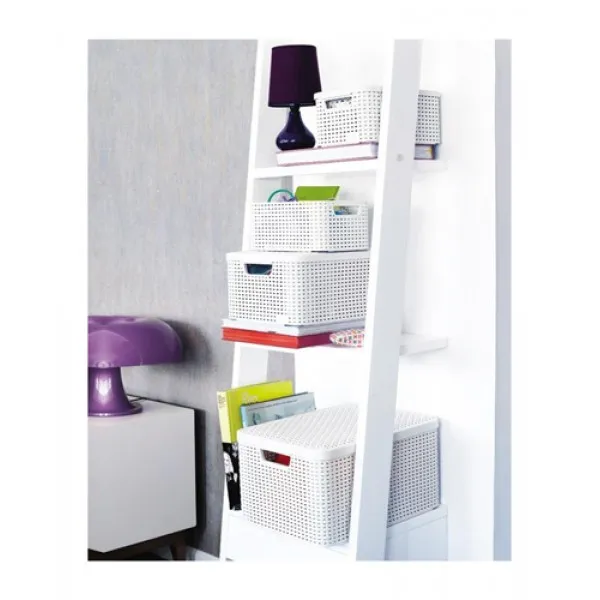 Cos cu capac STYLE L 43,5 x 32,5 cm Cream - image 2