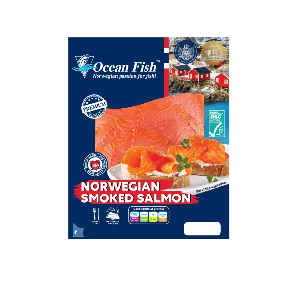 Ocean Fish Филе копченого лосося нарезанное 200гр - image 1