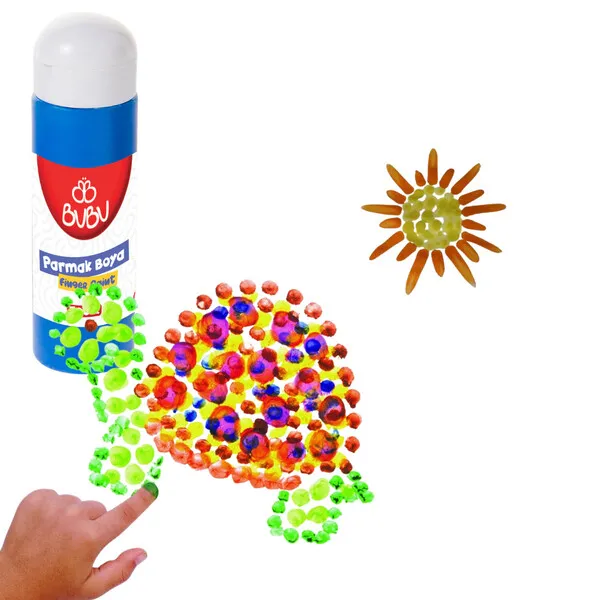 Vopsea albastra pentru pictura cu degetele, 250 ml - image 2