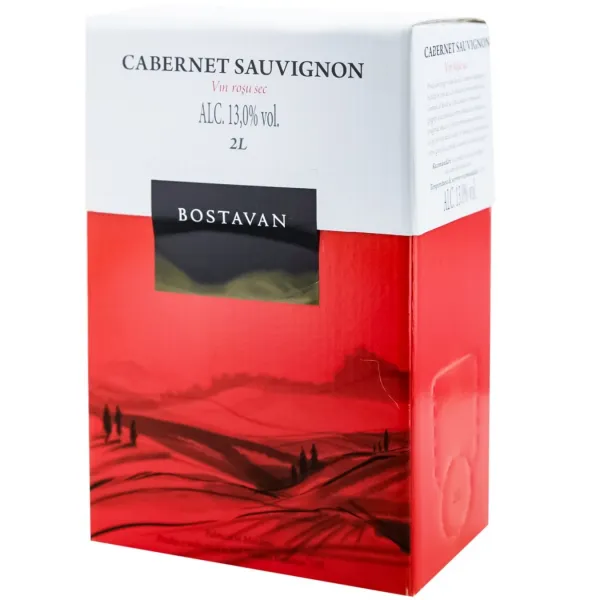 Vin Bostavan 2 l rosu sec Cabernet Sauvignon Bag in Box - image 1