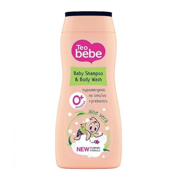 Teo Bebe sampon-gel de dus 200 ml Aloe - image 1