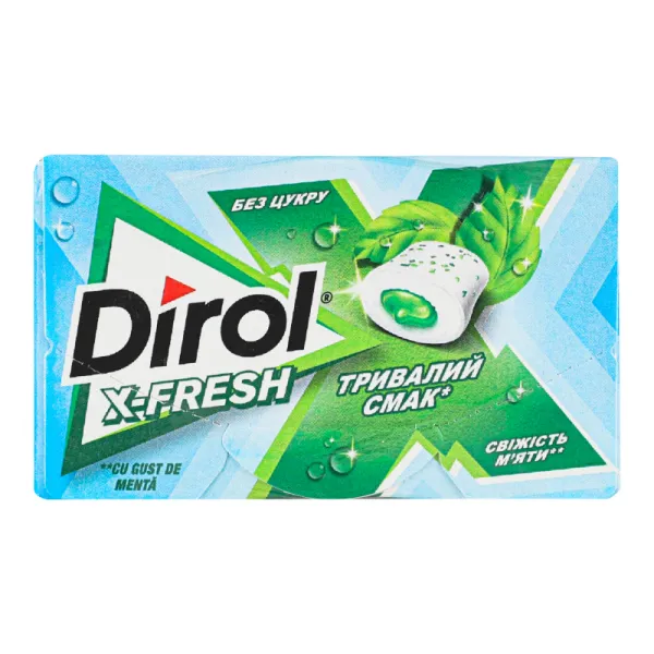 Жевательная резинка Dirol 19.5г мята - image 1